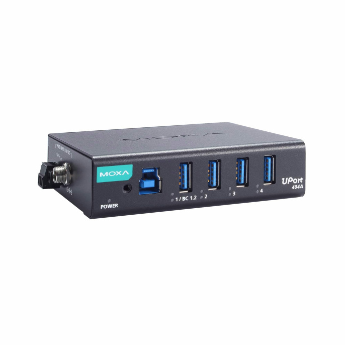 Концетратор MOXA UPort 404A-T, 4 порта USB 2.0, от -40 до 85°C, без БП