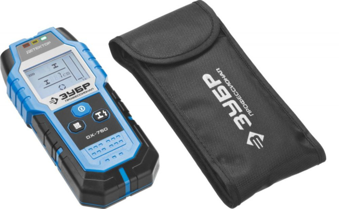 Детектор металла Зубр DX-750, глубина до: 10см, с автокалибровкой [45260]