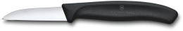 Нож кухонный Victorinox Swiss Classic, 60мм, заточка прямая, стальной, черный [6.7303]