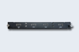 TNTV/TNT MMS-4O-HDMI Карта интерфейсная, HDMI+AUDIO, 4 внешних выходных порта: HDMI+MINIJACK, интегрированный конвертер видеоразрешений/scaler;для коммутаторов серии MMS-xxxxIPB