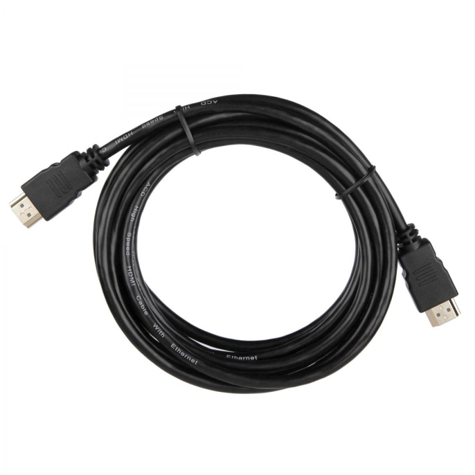 Кабель ACD-DHHM1-30B |ACD-DHHM1-30B| HDMI 1.4, Golden Plated,19m/19m, Черный, 3м, 742194