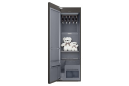 SAMSUNG DF10A9500CG/LP Паровой шкаф для ухода за одеждой. На 5 комплектов вещей. Сенсорный дисплей, инверторный компрессор, сушка HeatPunp, дезодор./пылевой фильтры. 18 программ, SmartThings, зеркальный