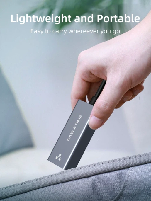 USB-Хаб CABLETIME CB50G (CT-AML1000-AG) USB 3,0 до гигабитного адаптера Ethernet 1000 Мбит /с