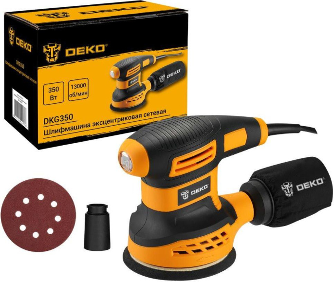 Эксцентриковая шлифмашина DEKO DKG350 [063-4263]