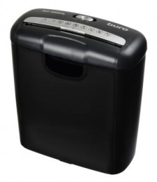 Уничтожитель бумаг Buro Home BU-S601S, P-1, 6 мм, 6 лист. одновременно, 10л