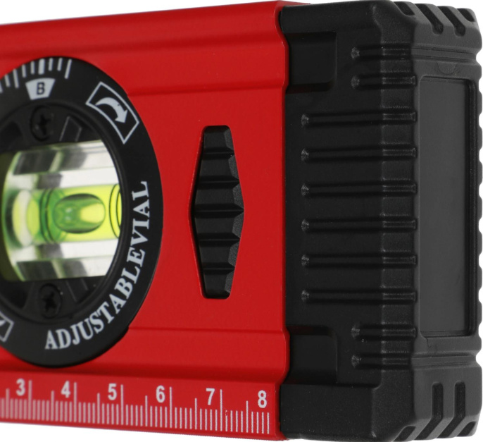 Уровень пузырьковый RGK U4080 80см, магнитный, глазков: 3шт