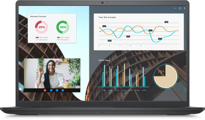 Ноутбук Dell Vostro 3530 Core i3 1305U 8Gb SSD512Gb Intel UHD Graphics 15.6" WVA FHD 1920x1080 Linux Ubuntu black WiFi BT Cam 3530-3640