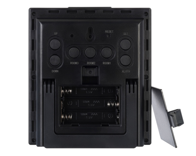 Метеостанция Bresser Temeo Hygro Quadro Prestige с тремя датчиками, серая 78586