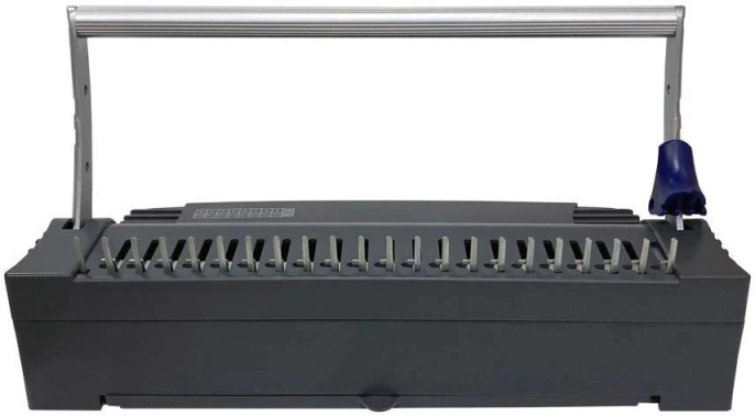 Переплетчик Office Kit B2108N A4/перф.8л.сшив/макс.200л./пластик.пруж. 6-22мм