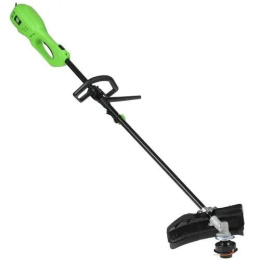 СИБРТЕХ Триммер электрический ЭКИ-1100, 1100 Вт, 350 мм, разборная штанга,катушка [96631]