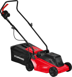 Газонокосилка электрическая StarWind ELM-1200,  32см, несамоходная