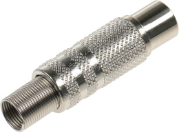 Штекер антенный PREMIER 4-010/1, Coax m - 75Ом, серебристый