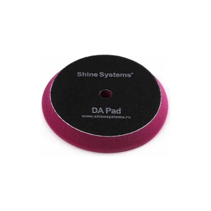 Полировальный круг твердый DA Foam Pad Purple 130 мм, лиловый Shine systems SS561