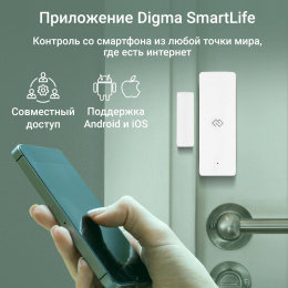 Датчик откр.двери/окна Digma DiSense D1 DSD1 белый