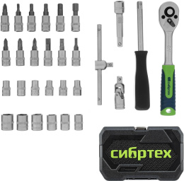Набор инструментов Сибртех 13392 29 предметов жесткий кейс