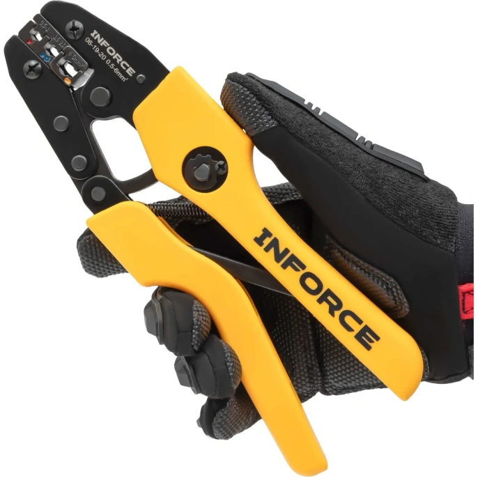 Пресс-клещи для обжима наконечников Inforce 0,5 - 6 мм2 06-19-20