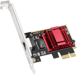 PE25 2,5-гигабитный адаптер PCI-E, чипсет: Realtek, автоматическое согласование скорости (10/100/1000/2500 Мбит/с), поддержка стандартов IEEE (802.3ad, 802.3az, 802.1Q, 802.1p, 802.3x, 802.3z, 802.2), поддержка кадров Jumbo, поддерживаемые операционные си
