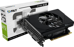 Видеокарта Palit NVIDIA GeForce RTX 3050 PA-RTX3050 STORMX 6ГБ StormX, GDDR6, Ret [ne63050018je-1070f/1072f]