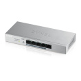 Коммутатор Smart L2 коммутатор PoE+ Zyxel GS1200-5HP v2, 5xGE 4xPoE+ , настольный, бесшумный, с поддержкой VLAN, IGMP, QoS и Link Aggregation, бюджет PoE 60 Вт GS1200-5HPv2-EU0101F