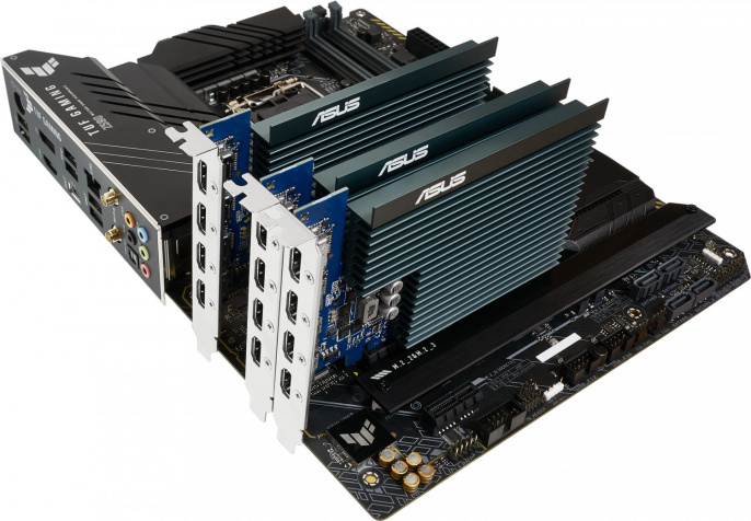 Видеокарта ASUS NVIDIA GeForce GT 730 GT730-4H-SL-2GD5 2ГБ GDDR5, Ret