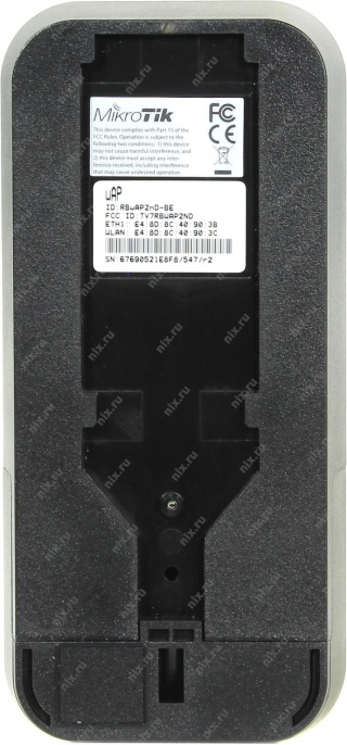 Точка доступа MikroTik RBwAP2nD-BE RouterBOARD wAP 1UTP 100Mbps, 802.11b/g/n, 2dBi