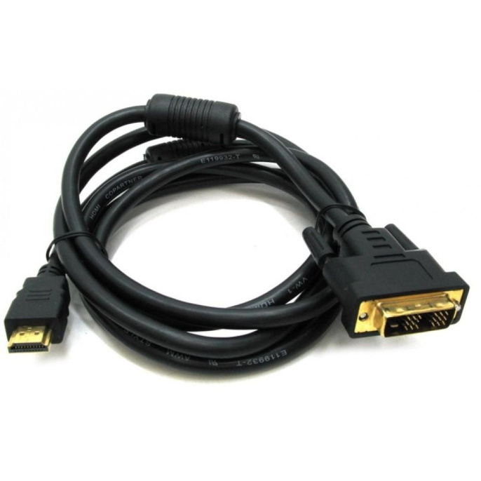 Rexant 17-6305 Кабель HDMI - DVI-D gold 3М с фильтрами