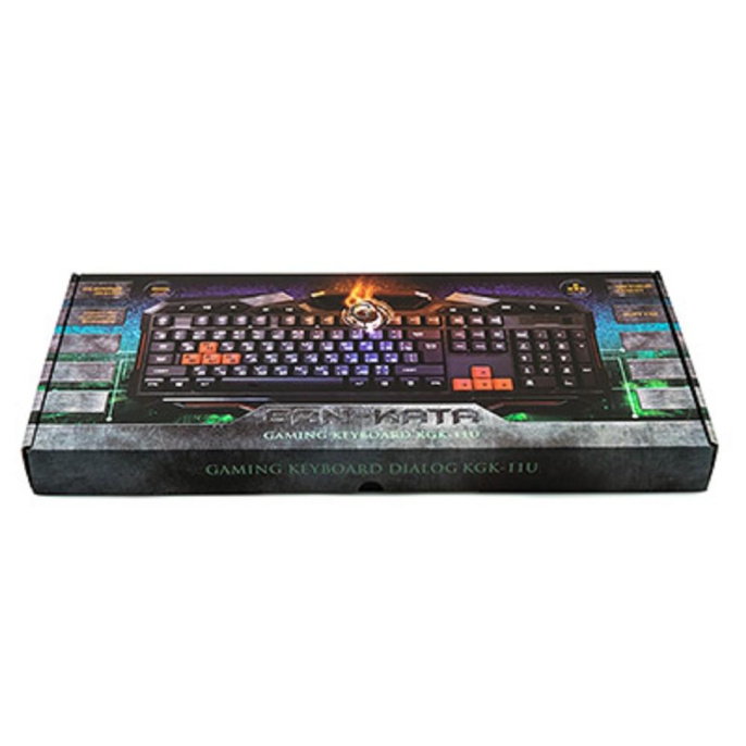 Dialog Gan-Kata Клавиатура игровая KGK-11U Black USB