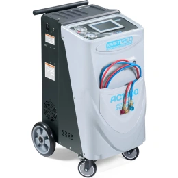 Установка для заправки автомобильных кондиционеров KraftWell с сенсорным дисплеем, автоматическая, фреон R-134a, 120 л/мин., внутр. ёмкость 14.5 л AC1800