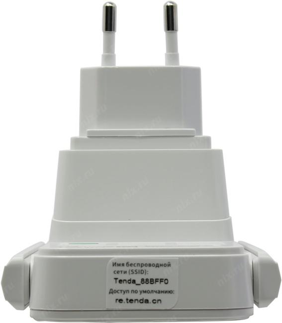 Удлинитель WiFi сигнала/ Tenda WiFi Range Extender A9 WLAN 300Mbps, 2.4GHz, 802.11bgn, 2x int Antenna