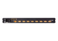 KVM консоль ATEN 8-Port PS/2-USB VGA Single Rail 17.3" 1920 x 1080 @ 60 Hz LCD KVM Switch CL5708MW-ATA-RG