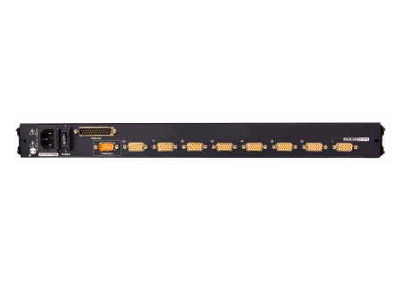 KVM консоль ATEN 8-Port PS/2-USB VGA Single Rail 17.3" 1920 x 1080 @ 60 Hz LCD KVM Switch CL5708MW-ATA-RG