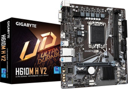 Материнская плата Gigabyte H610M H V2 Soc-1700 Intel H610 2xDDR5 mATX AC`97 8ch 7.1 GbLAN+VGA+HDMI