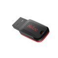 Флешка USB NETAC U197 8ГБ, USB2.0, черный и красный [nt03u197n-008g-20bk]