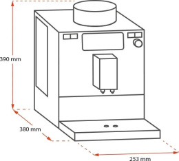 Кофемашина Melitta Caffeo F 530-101 Passione, серебристый