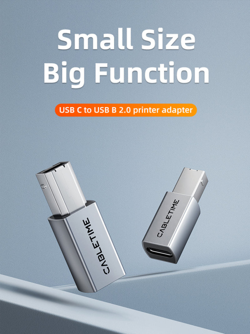 Адаптер CABLETIME CCB2G (CT-CFBM2-AG) USB C для принтера