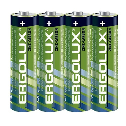 Ergolux R 6 SR4 R6SR4 батарейка,1.5В 4 шт. в уп-ке