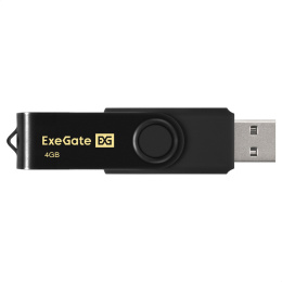USB-флеш накопитель ExeGate Jet 4GB черный USB2.0, 480Mbps, пластик/металл EX302029RUS