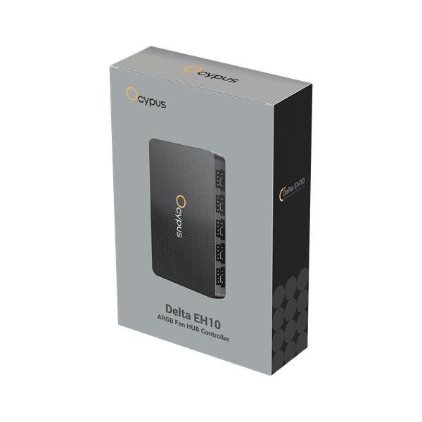 концентратор Ocypus Delta EH10 BK, 10 ports FAN/ARGB Hub