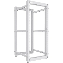 Стойка серверная NTSS OR двухрамная 42U, 600-1000мм, комплект ножек, серый RAL 7035 NTSS-2POR42U/600-1000