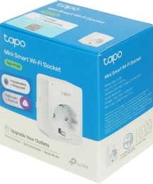TP-Link Tapo P100(1-pack) Умная мини Wi-Fi розетка, 2.4 GHz, Max Load 2300 Вт, 10 А