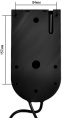 Фен Puff 1600BlB 1600Вт черный/серебристый 0405.013