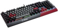 Клавиатура MSI GK30 Infrared черный/красный USB Multimedia for gamer LED подставка для запястий S11-04RUF01-CLA кабель 1.8м