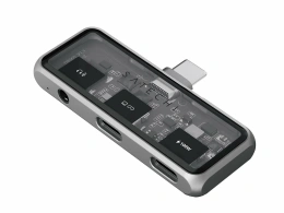 Хаб Satechi Mobile XR Hub PD 100W With Audio. Цвет: серый (ST-HXRAJM)