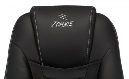 Кресло игровое ZOMBIE 8, экокожа, до 120кг, черный