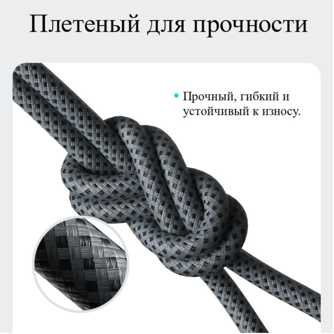 Кабель Romoss CB3224 1746964 USB Type-C m -USB Type-C m 1.2м серый