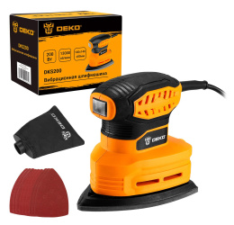 Вибро шлифовальная машина Deko DKS200 200Вт 063-4235