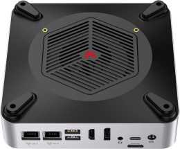 Неттоп Acer Gadget E10 ETBox1 i5 13500H 2.6 16Gb SSD512Gb UHDG Windows 11 Pro 2x2.5GbitEth WiFi BT 120W серебристый/черный