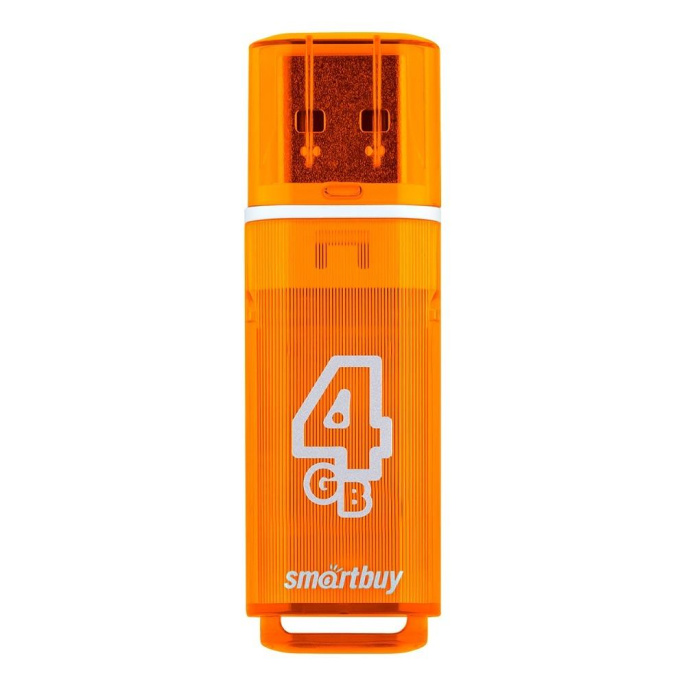 Smartbuy USB Drive 4GB Glossy series Orange SB4GBGS-Or