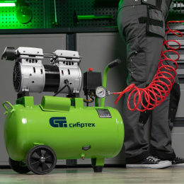 Компрессор поршневой СИБРТЕХ МБ 1100/24 безмасляный [58006]