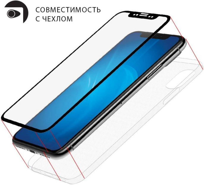 Защитное стекло DF sSteel-79 для Samsung Galaxy Tab A7 Lite,  8.7", прозрачная, 1 шт